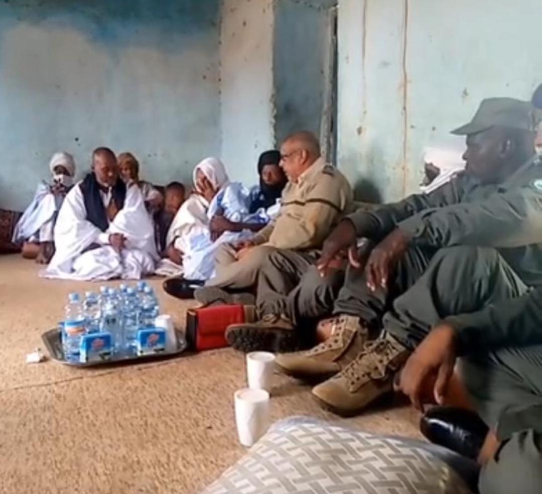 الفريق إبراهيم فال الشيباني قائد أركان الحرس الوطني يرسل وفدا ينوبه في تعزية ذوي حرسي وافاه الأجل المحتوم أثناء أدائه لمهامه